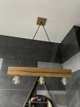 Zyrandol loft deewniany. 3x e27