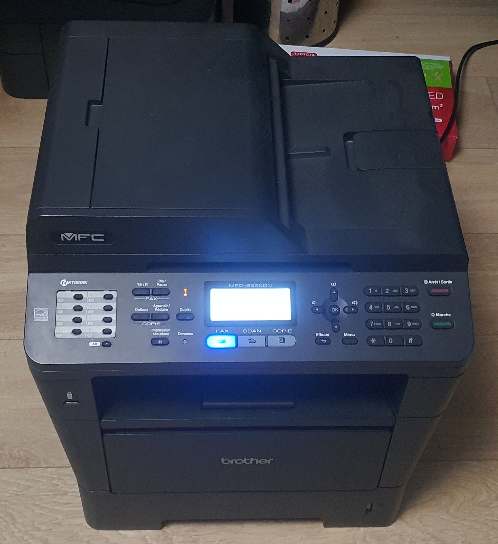 Drukarka Brother MFC-8520DN USZKODZONA