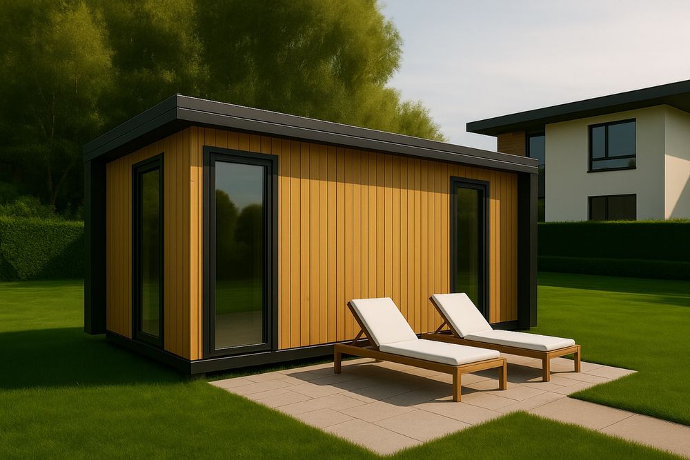Prefabrykowany MICRO domek modulowy - dostepny od reki bez pozwolenia