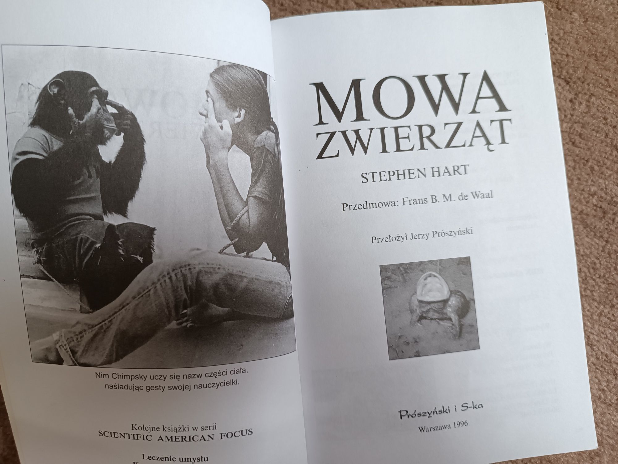 Książka Mowa zwierząt