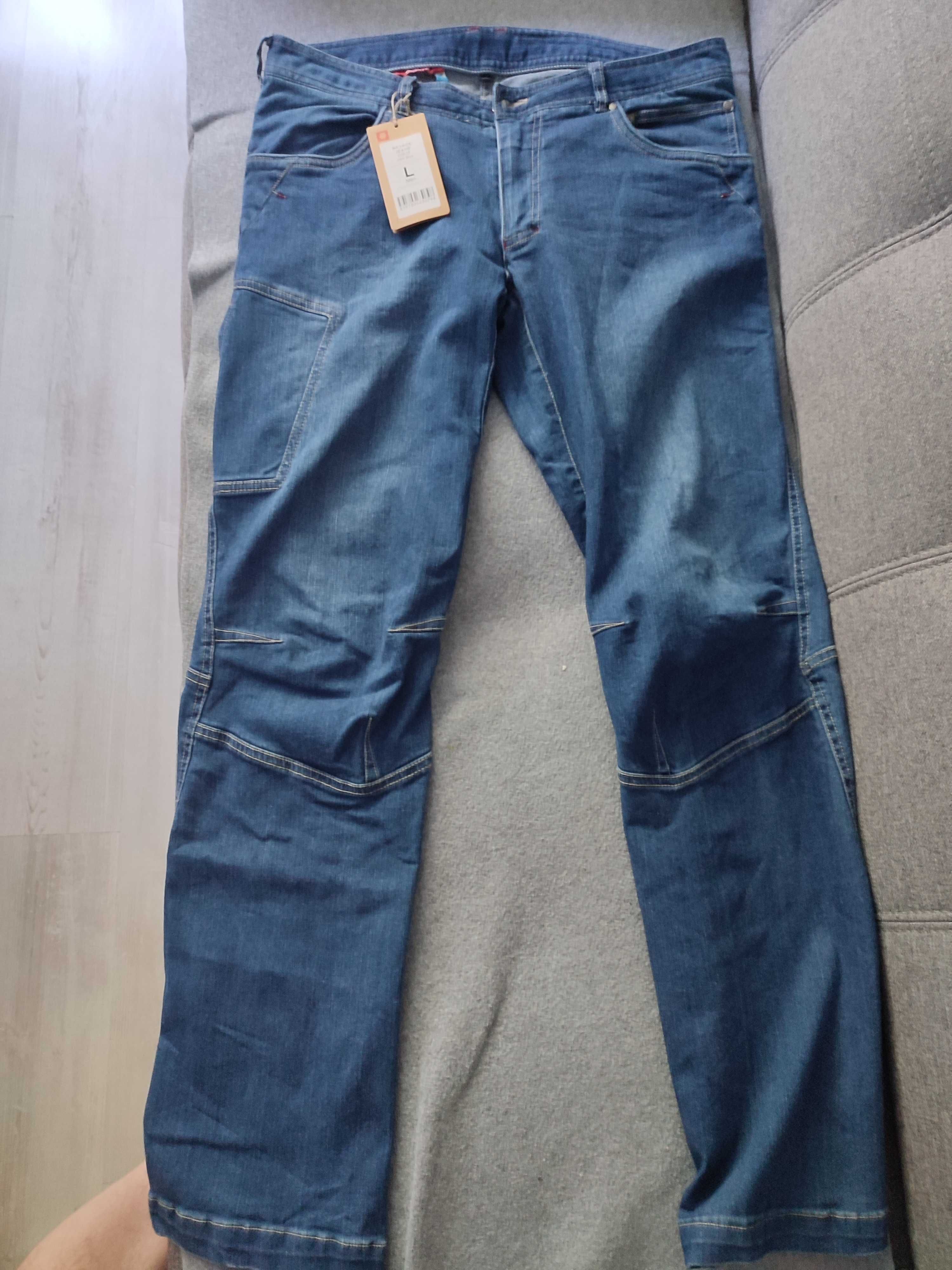 Nowe spodnie wspinaczkowe ocun ravage dark blue L