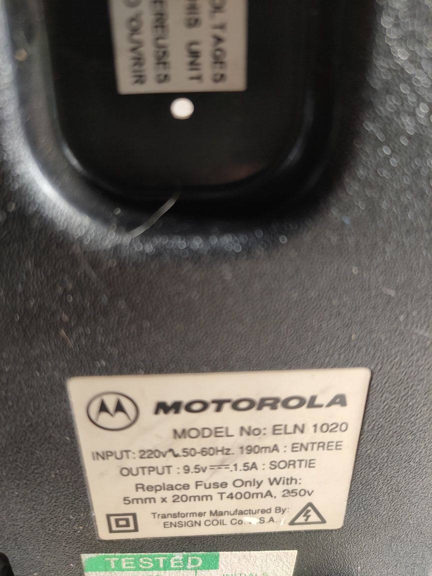 ładowarka do radiotelefonu Motorola ELN 1020 lata 80 90