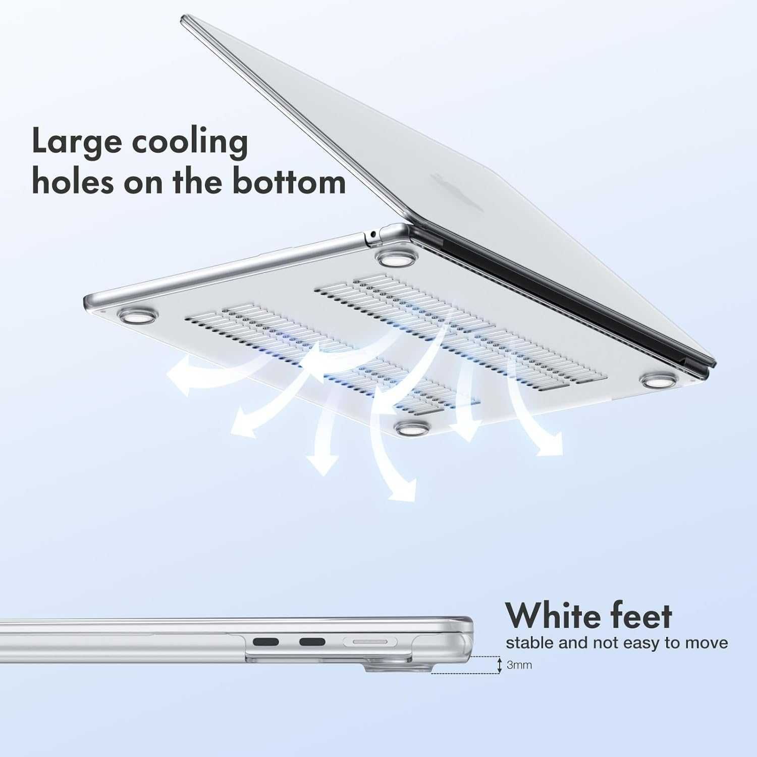HARD Case Crystal Apple MacBook Air 15 M2 A2941