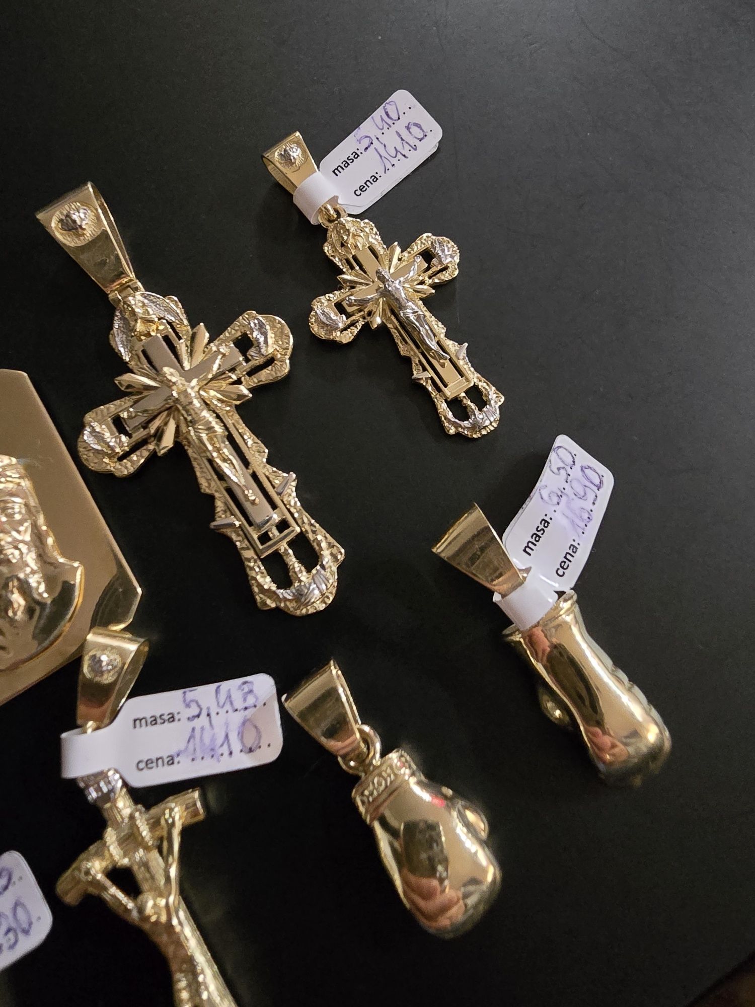 Nowe złote Przywieszki PR.585 14K