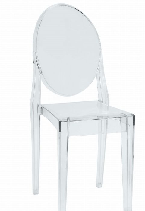 4 x Krzesło Viktoria firmy KARTELL originalne - transparentne x 4