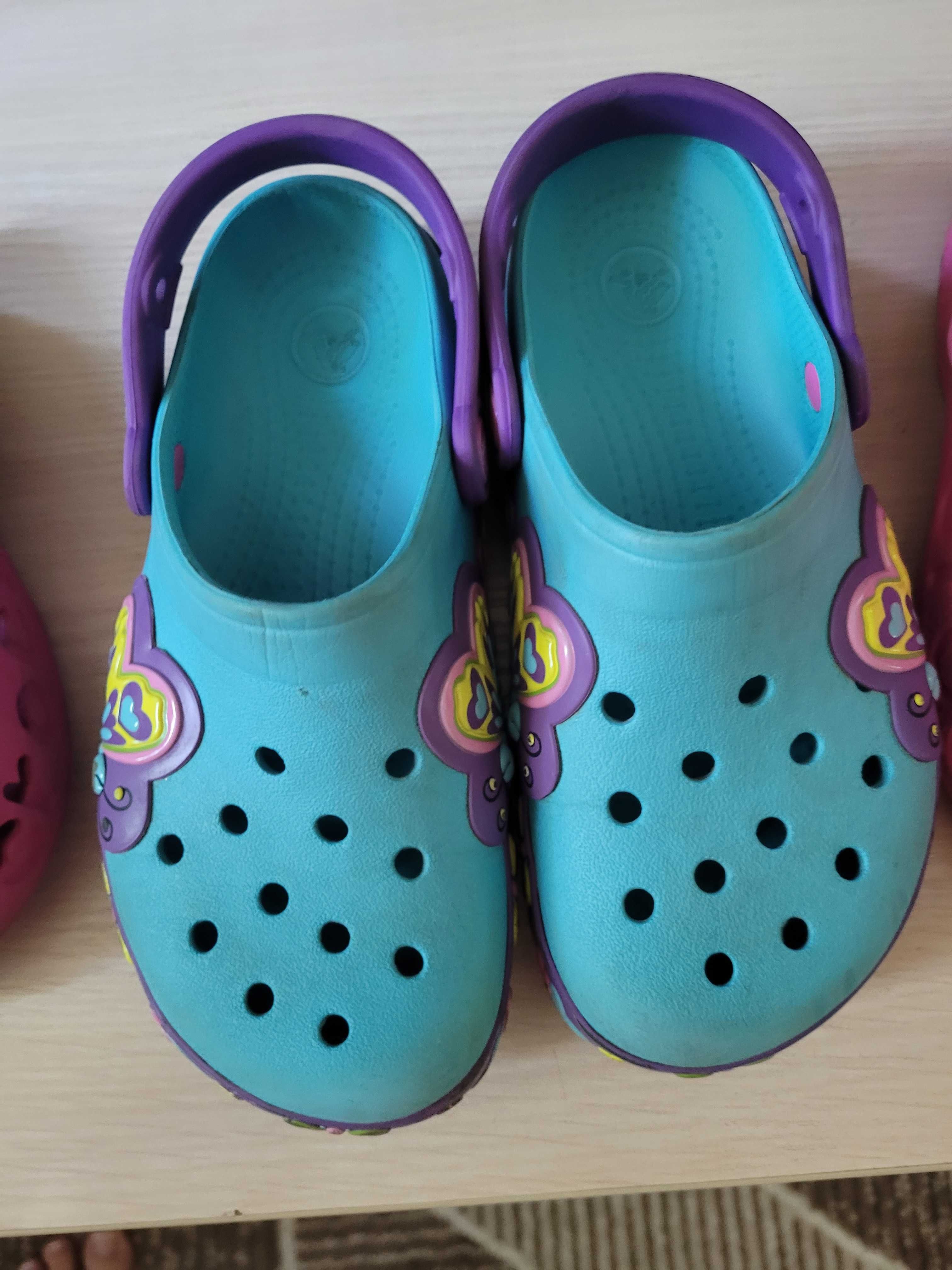 Кроксы Crocs девочке мальчику С 4-5, 8-9  , 12-13, J 2, J 2-4