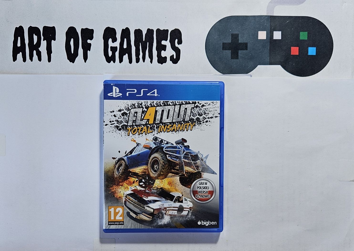Flatout Total Insanity PL Ps4 Ps5 Playstation 4 5 Flat Out