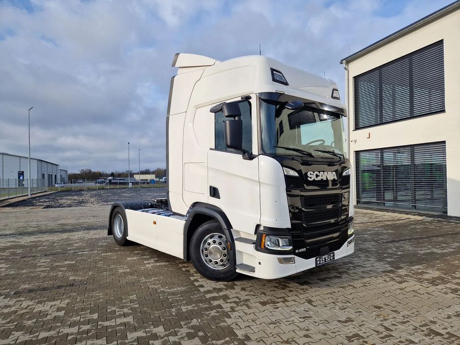 Scania R450/ 2020r/ BAKI 1200L/ KLIMA STACJONARNA/ NAVI/ SERWIS NIEMCY  R450/ FULL LEDY/ Baki 1200L/ Osłony Międzyosiowe