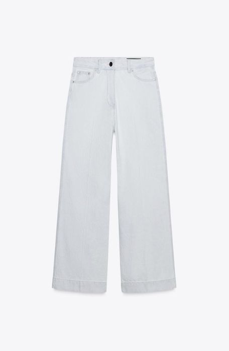Джинси блакитні жіночі широкі Zara High Rise Loose