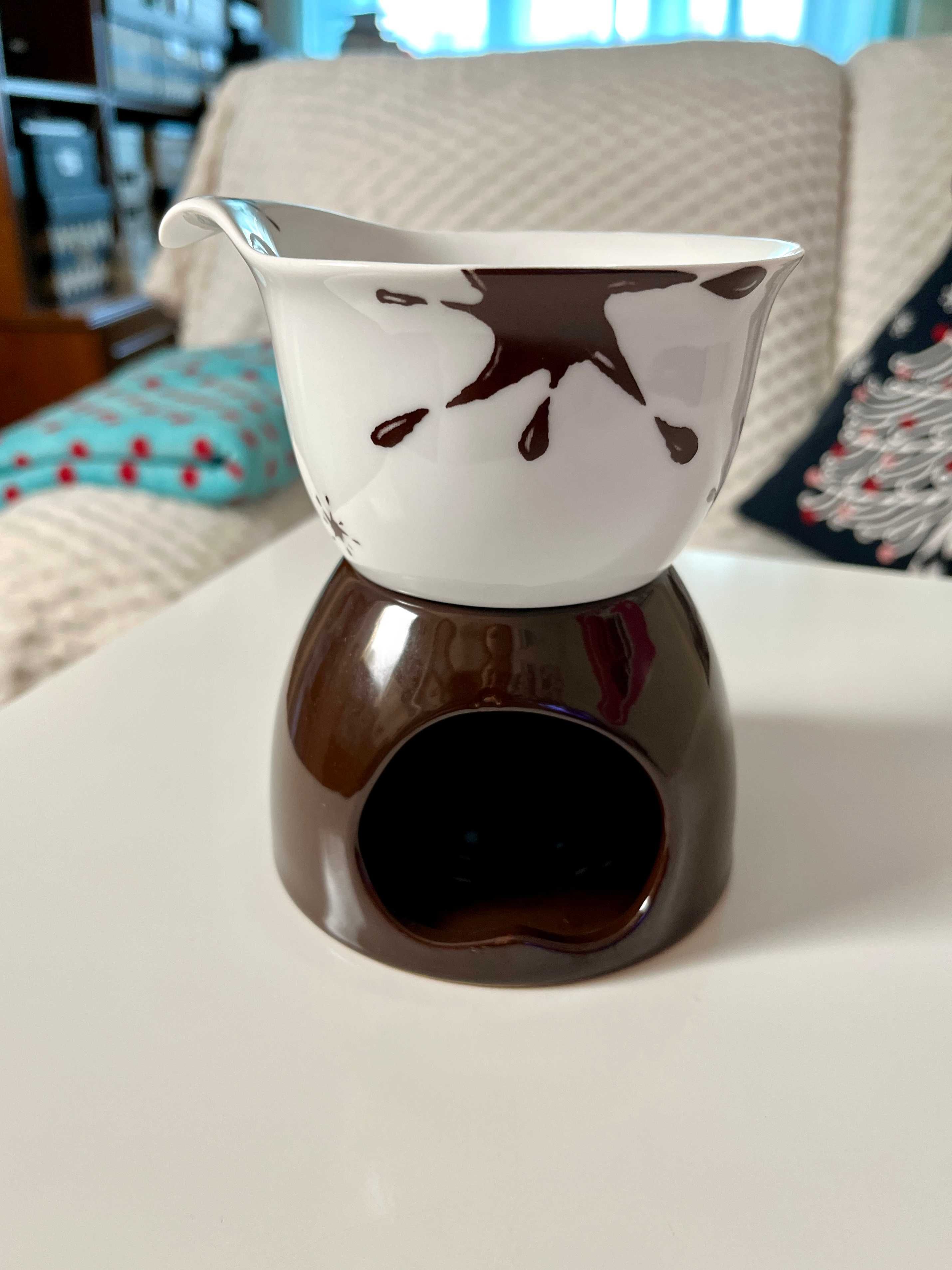 Fondue de chocolate em cerâmica