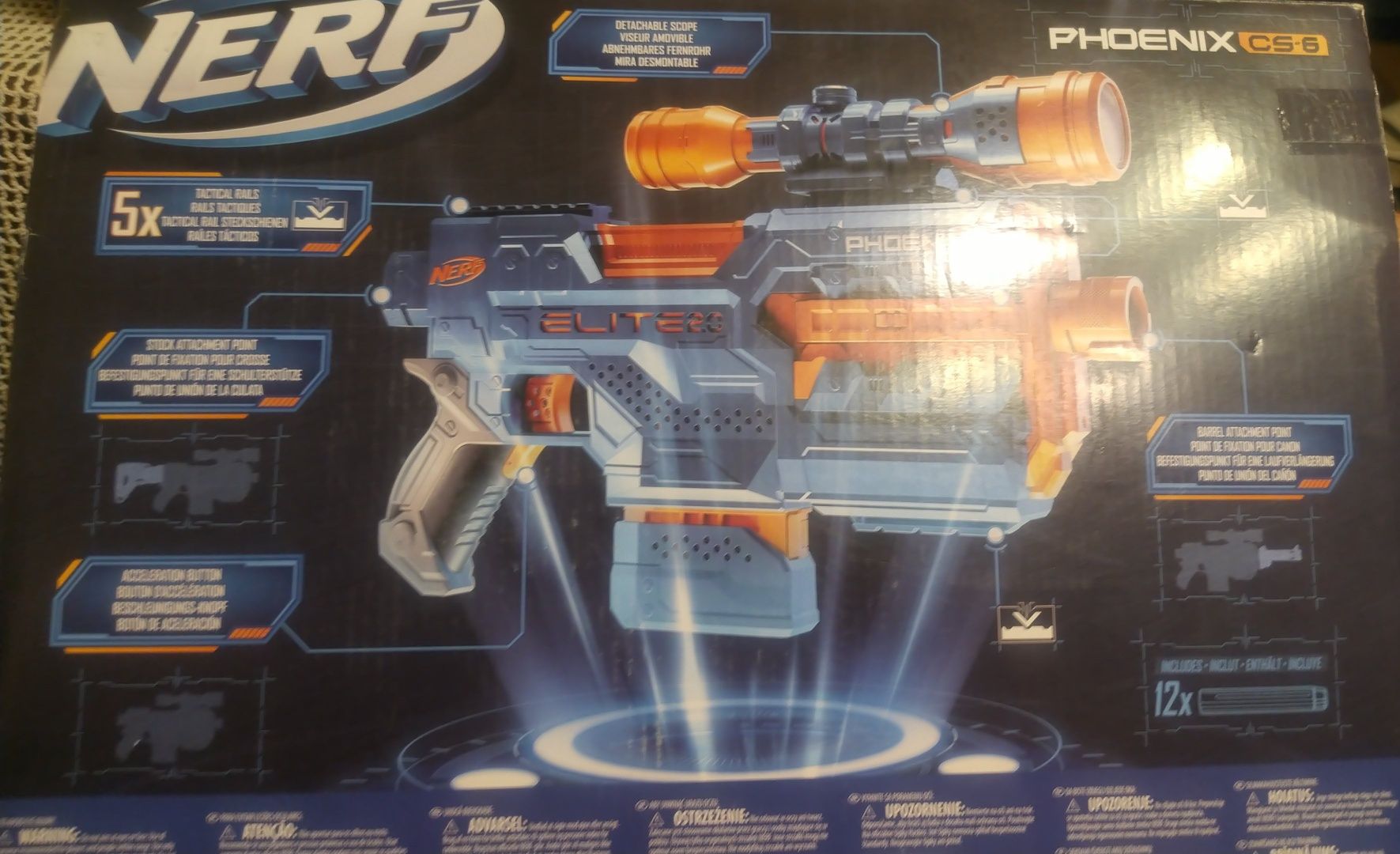 Pistolet NERF Elite 2.0 Phoenix CS-6