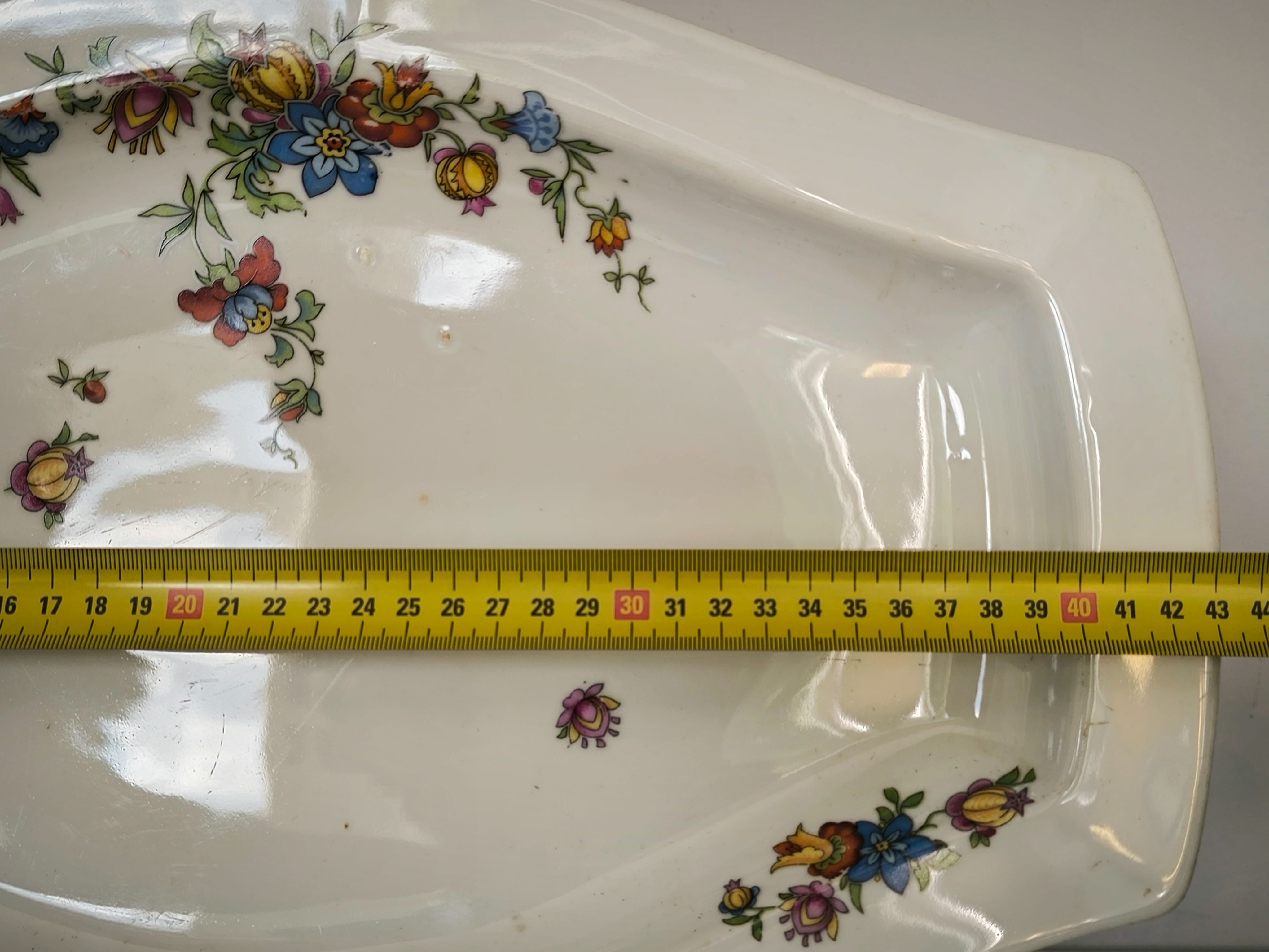 Patera Ćmielów Porcelana przedwojenna fason Lwów lata 30 dwie sztuki