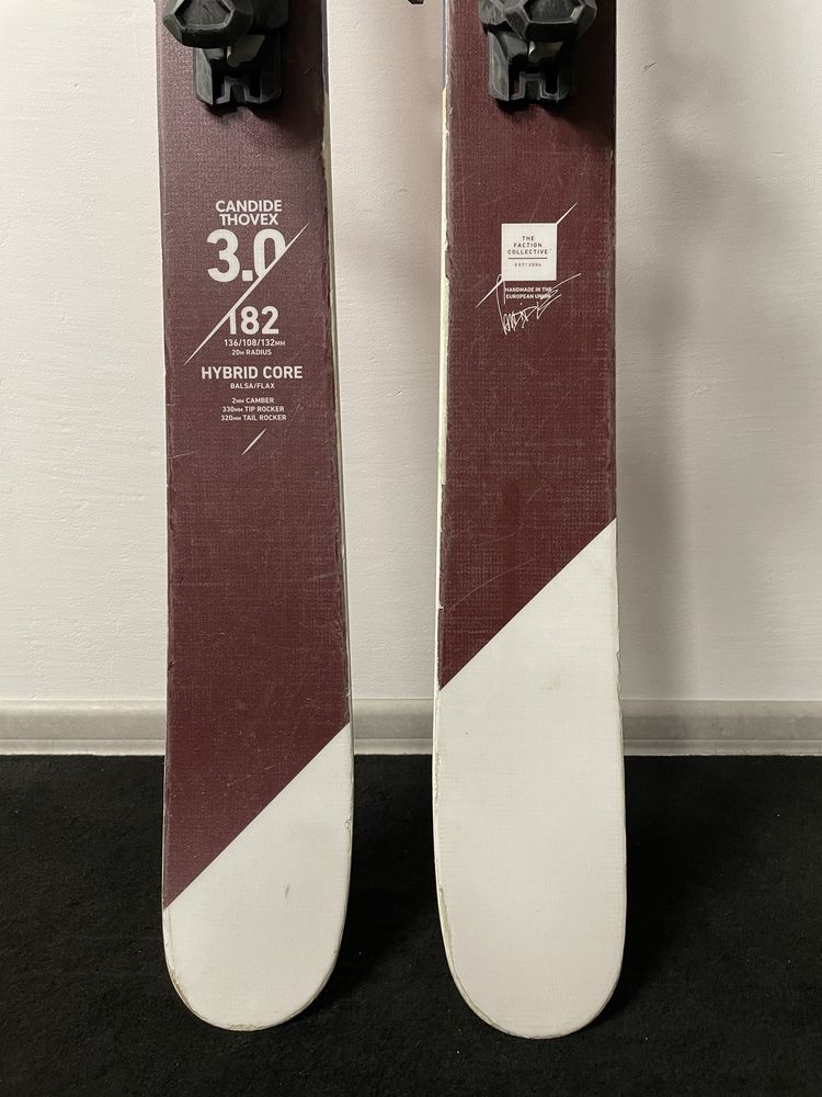 Narty freestyle twintip FACTION CT 3.0 182cm freeride candide thovex