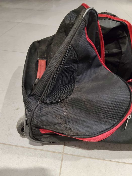 Fischer Torba hokejowa na kółkach Senior duża używana wysuwany uchwyt