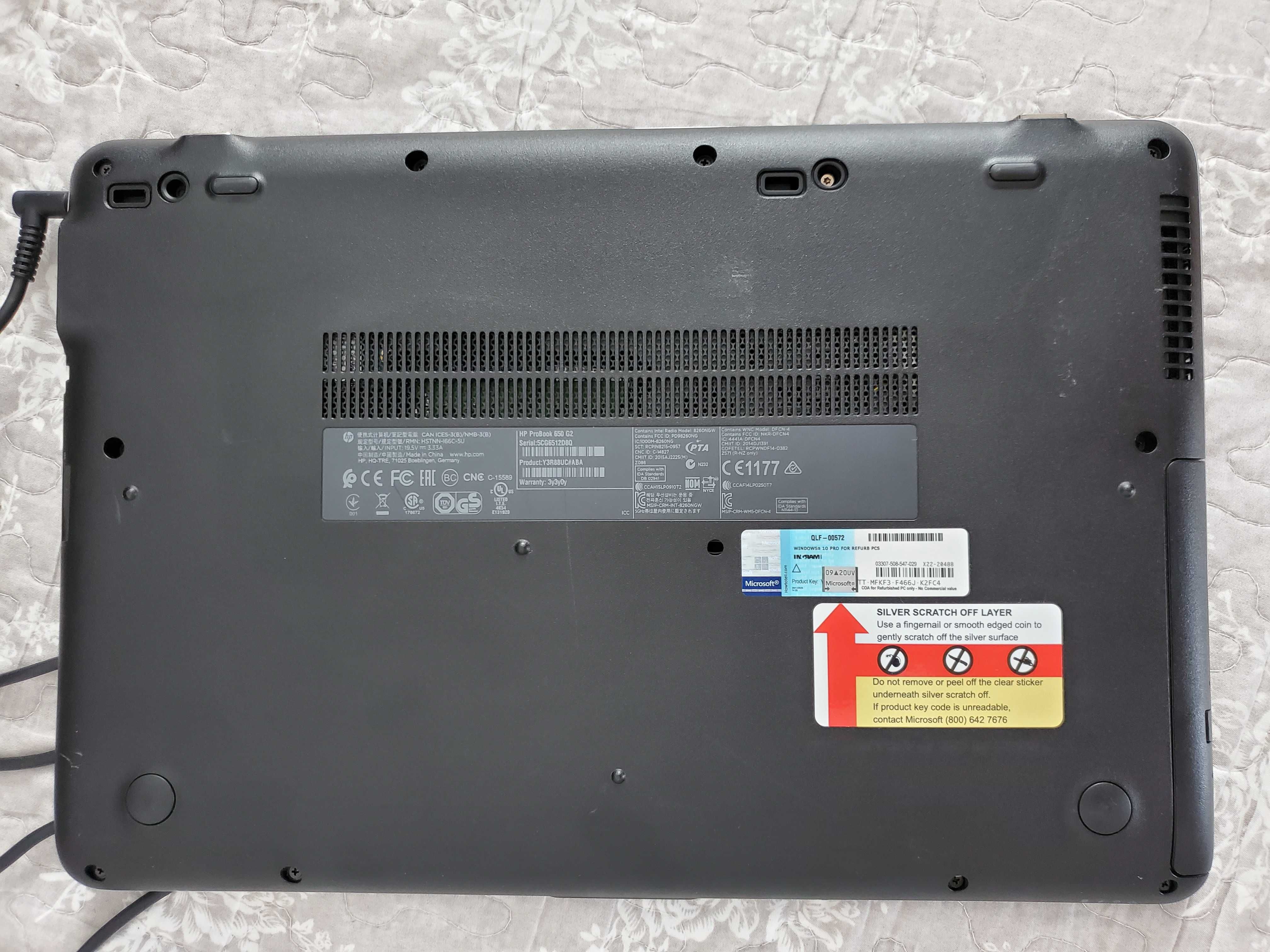 HP ProBook 650 G2 15.6" i5-6200U 16GB 512GB SSD що Новий