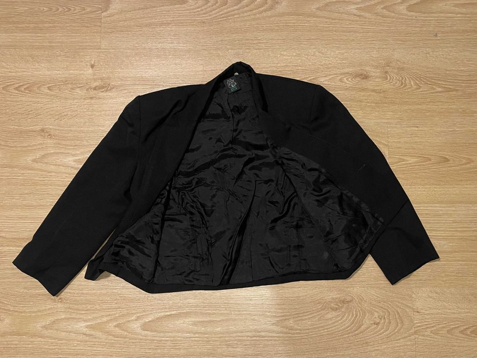 Blazer técnico lã preto Green Green, S / 31 | Curto