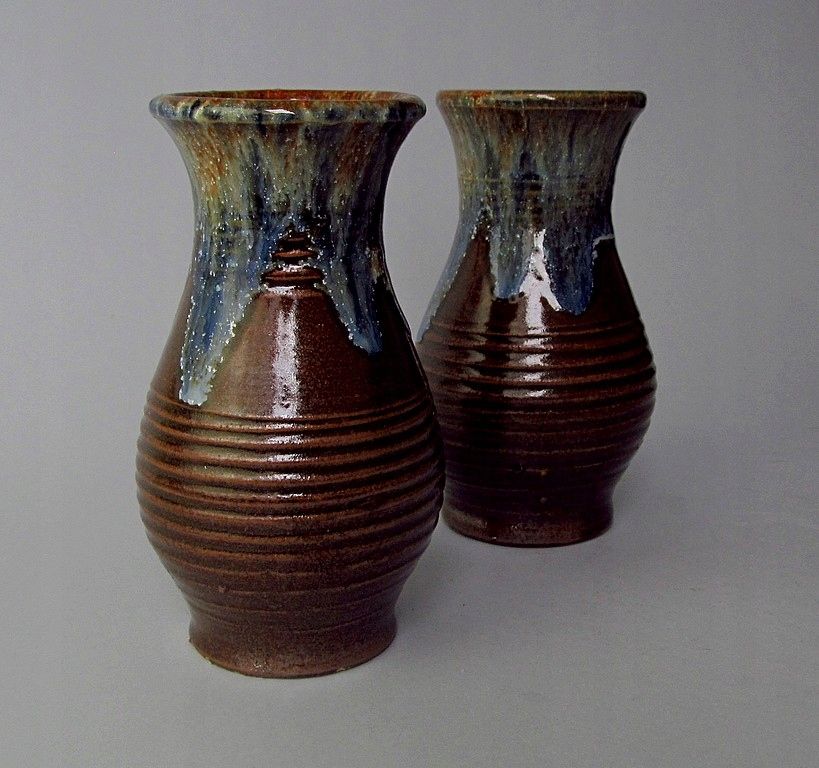 para ceramicznych wazonów, niemcy, lata 60.