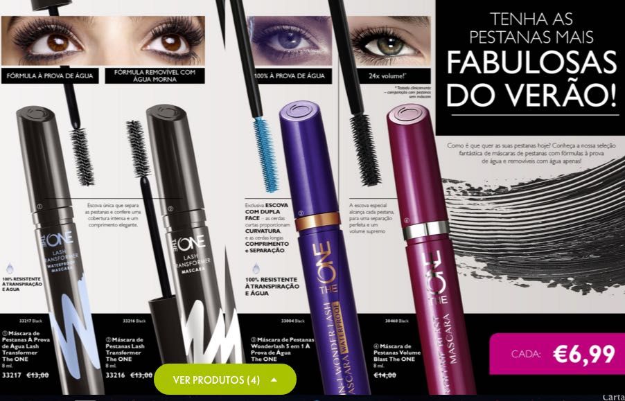 Máscaras de Pestanas / Rímel - Super Preço