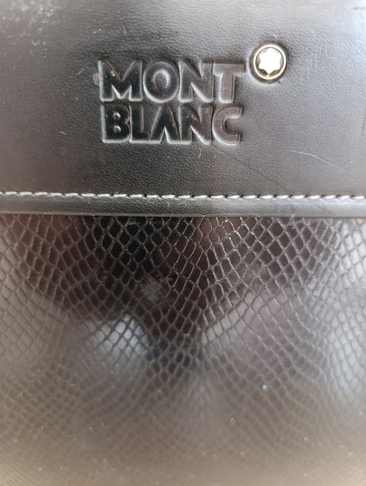 Чемодан кожаный MONTBLANC дорожный.