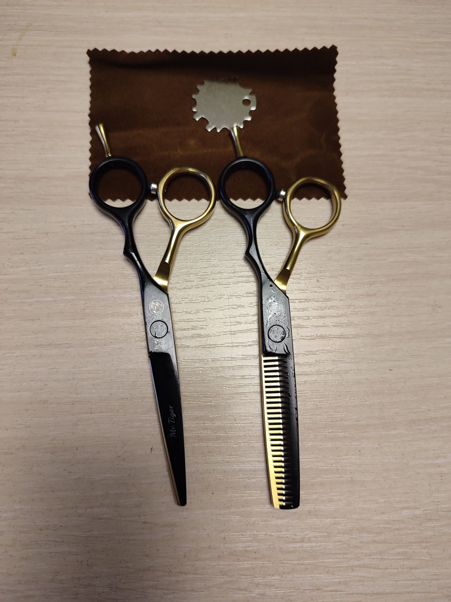 Професійні перукарські ножиці Mr Tiger 5.5 та 6 дюймів пенал