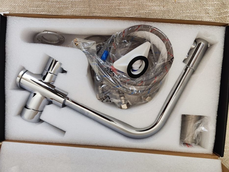 Bateria kuchenna Ibergrif M22109 3-wyjściowa – osmoza, chrom, monomand