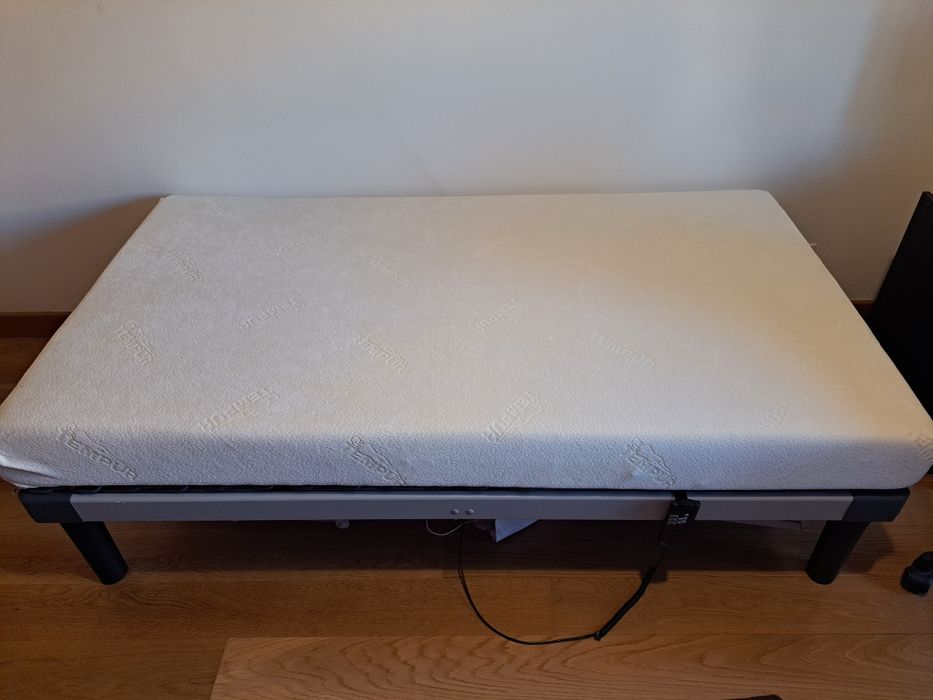Cama Tempur articulada 200×90 cm+ colchão