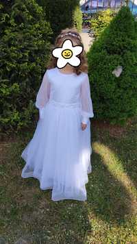 Випускне біле  плаття
