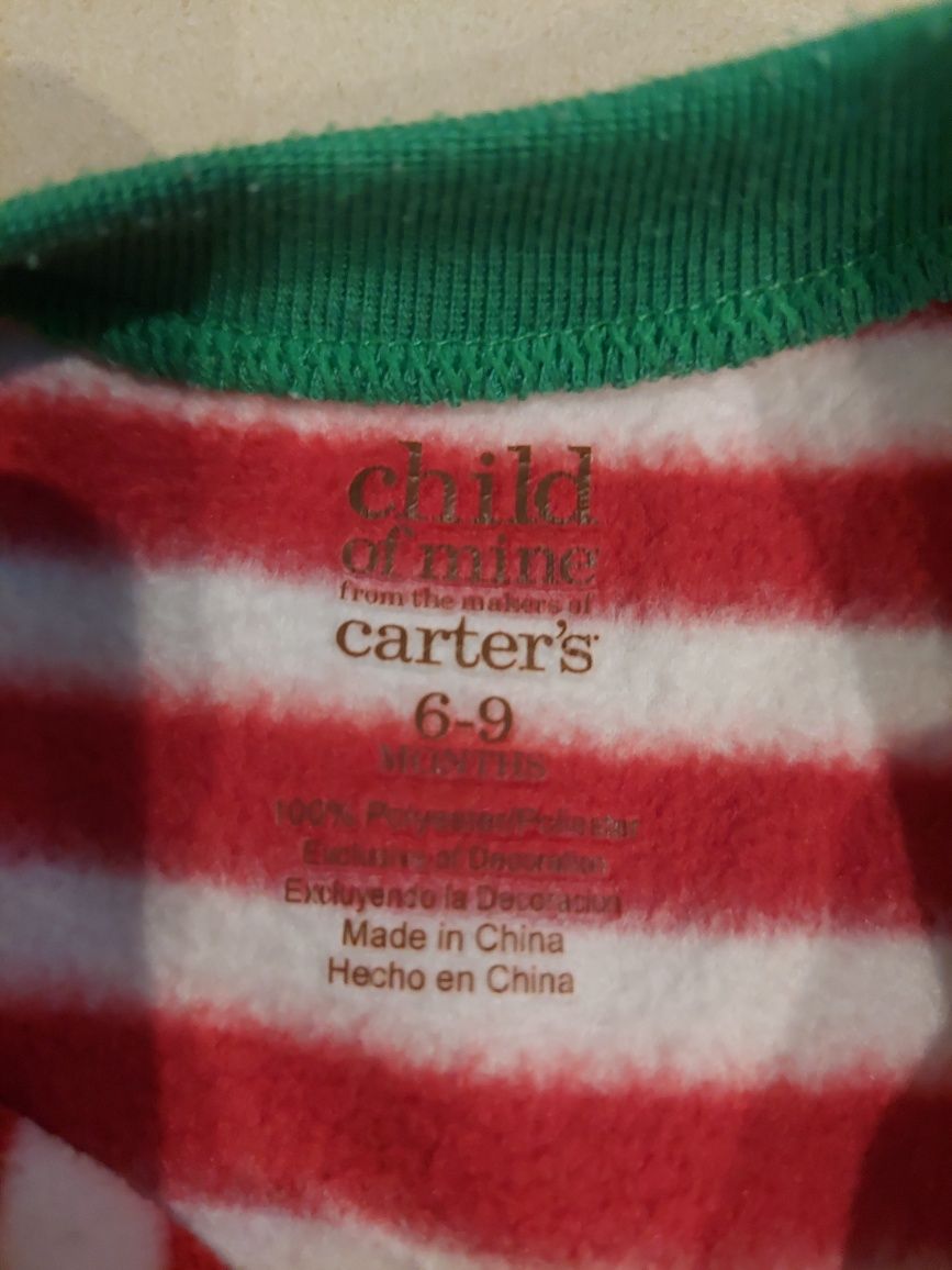 Pajac 1 Boże Narodzenie 6-9 m carter's