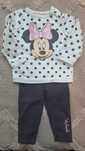 Komplet bluza spodenki opaska myszka minnie C&A 74