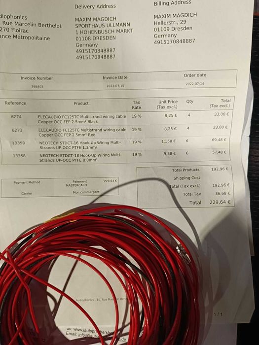 деталі для кросоверів акустичних систем Mundorf ... преміальні