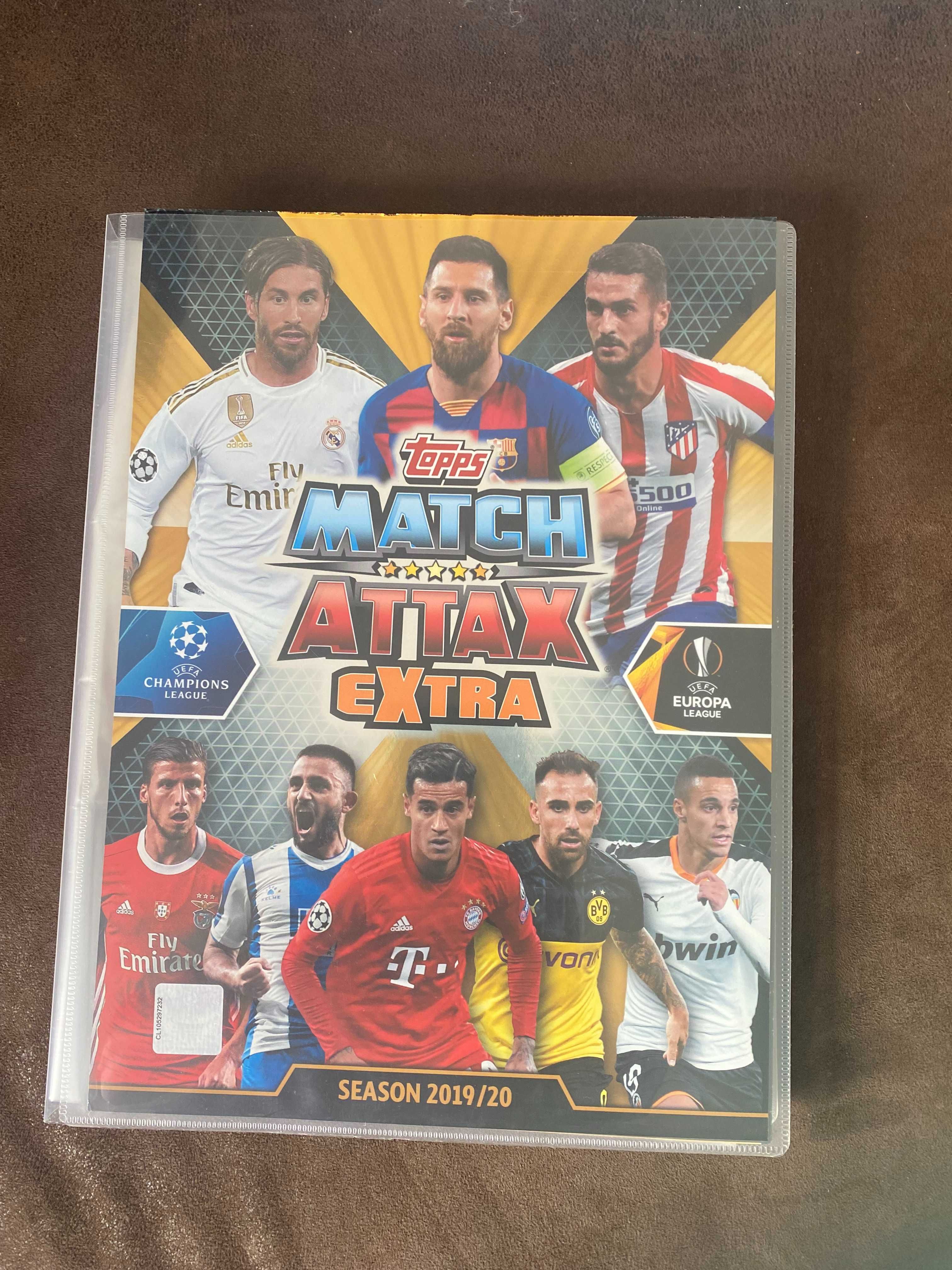 Caderneta Cromos-(Match Attak-Extra-19-20+1 Lata-Topps)-Completa