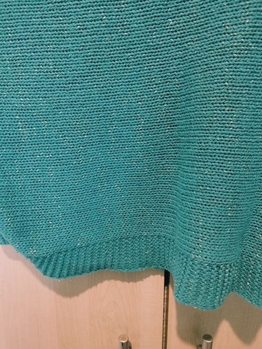 Bluzka nietoperz złota nitka