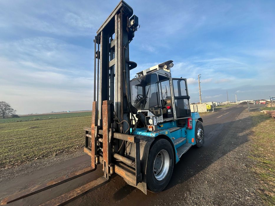 wózek widłowy 10 ton svetruck kalmar od reki na placu