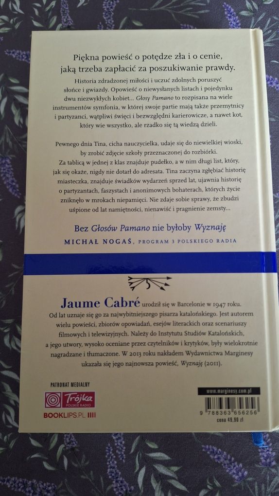 Jaume Cabré, "Głosy Pamano"