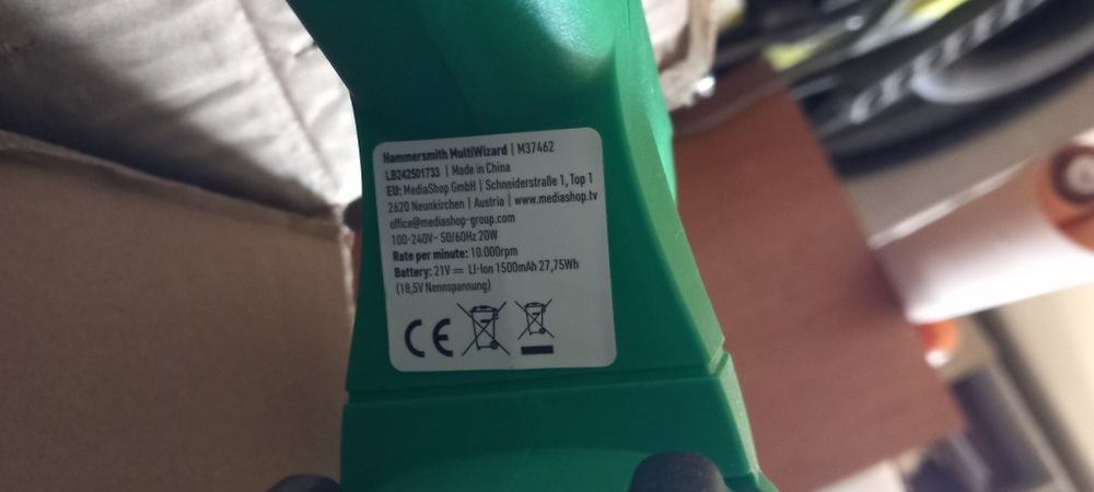 Podkaszarka akumulatorowa raz użyta pełny zestaw