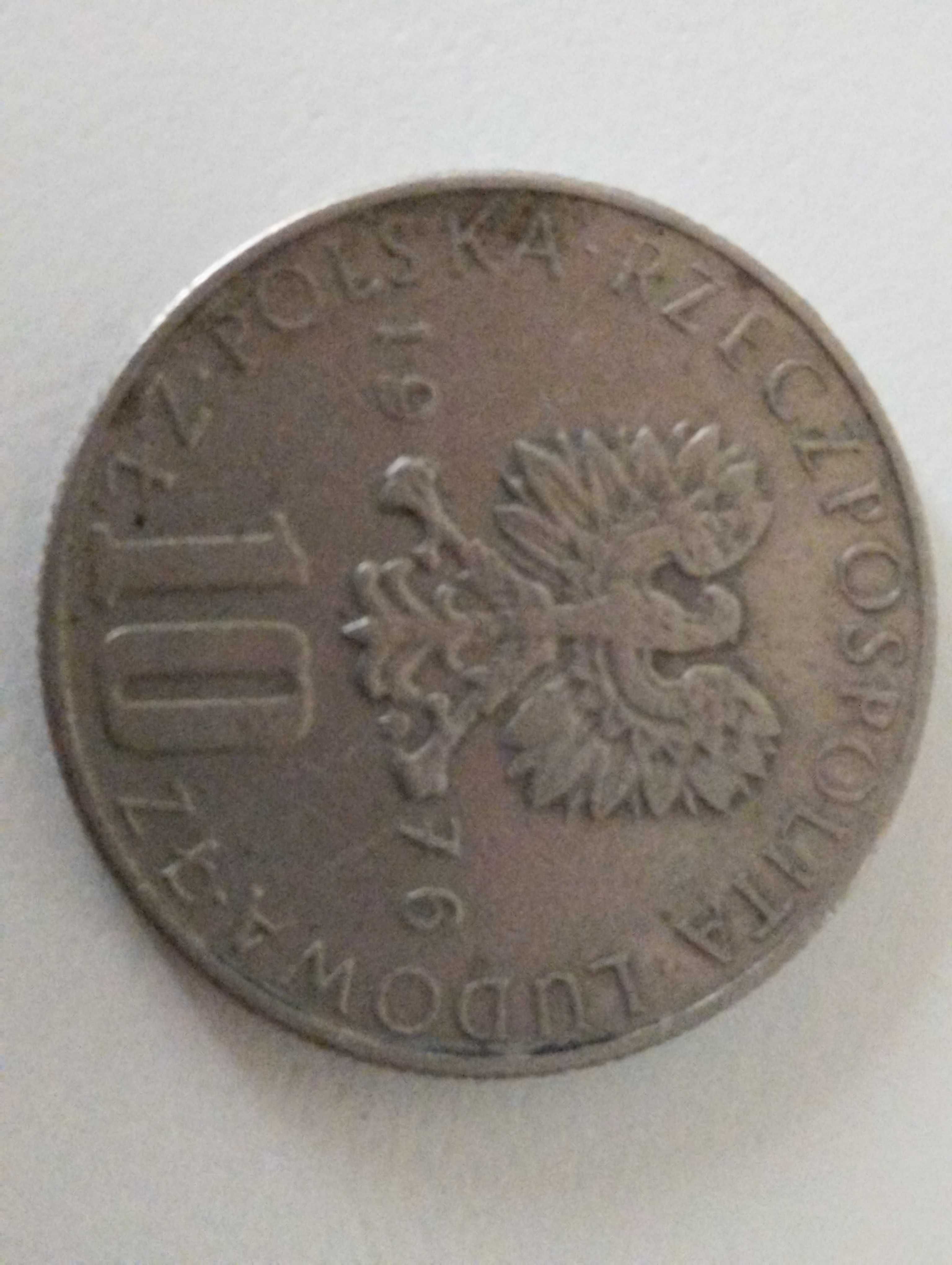 Moneta 10zl Bolesław Prus 1976r