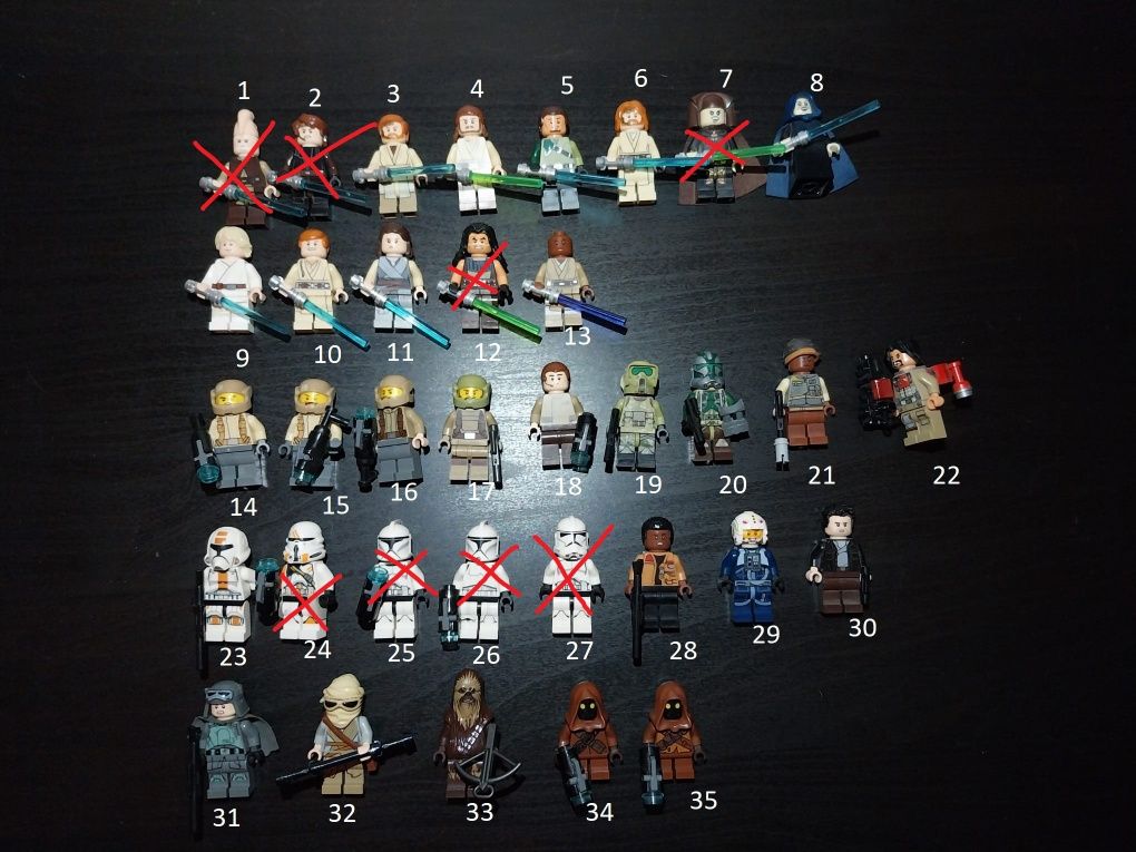 Legos Star Wars - conjuntos e mini figuras