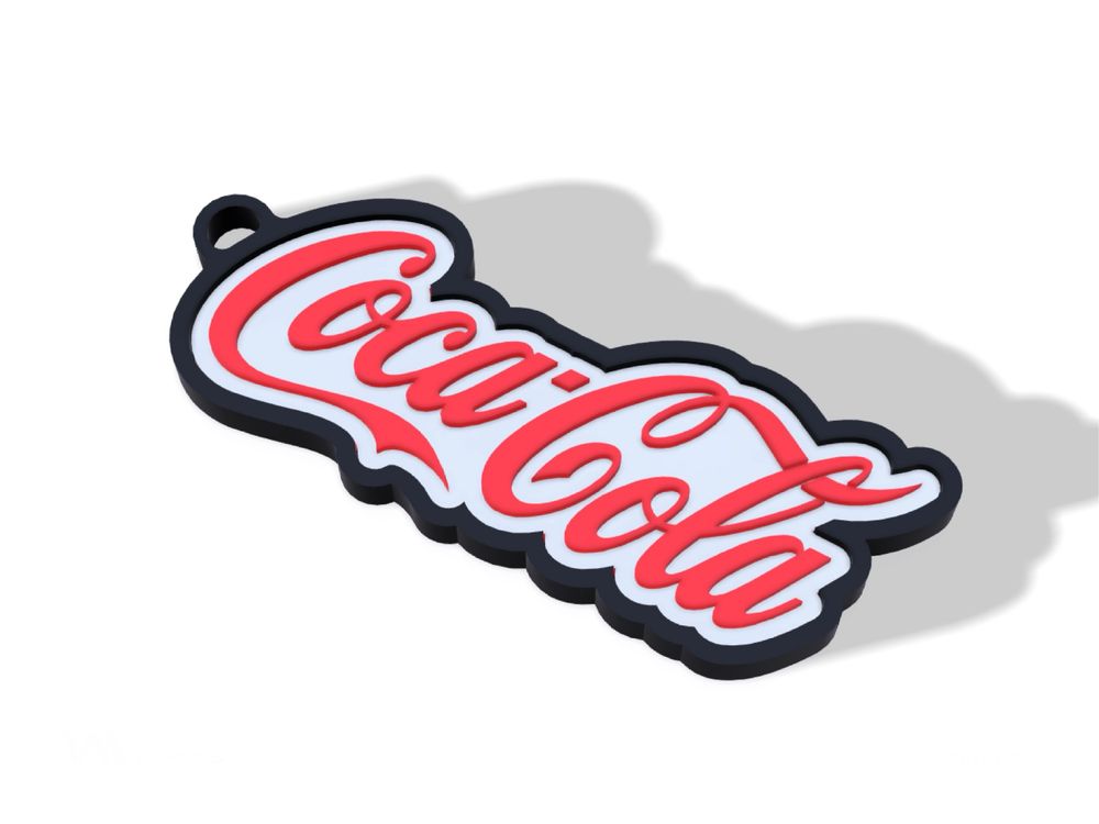 Brelok CocaCola DRUK 3D
