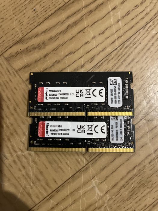Оперативна пам'ять Kingston HyperX SODIMM DDR4 16Gb 3200Mhz