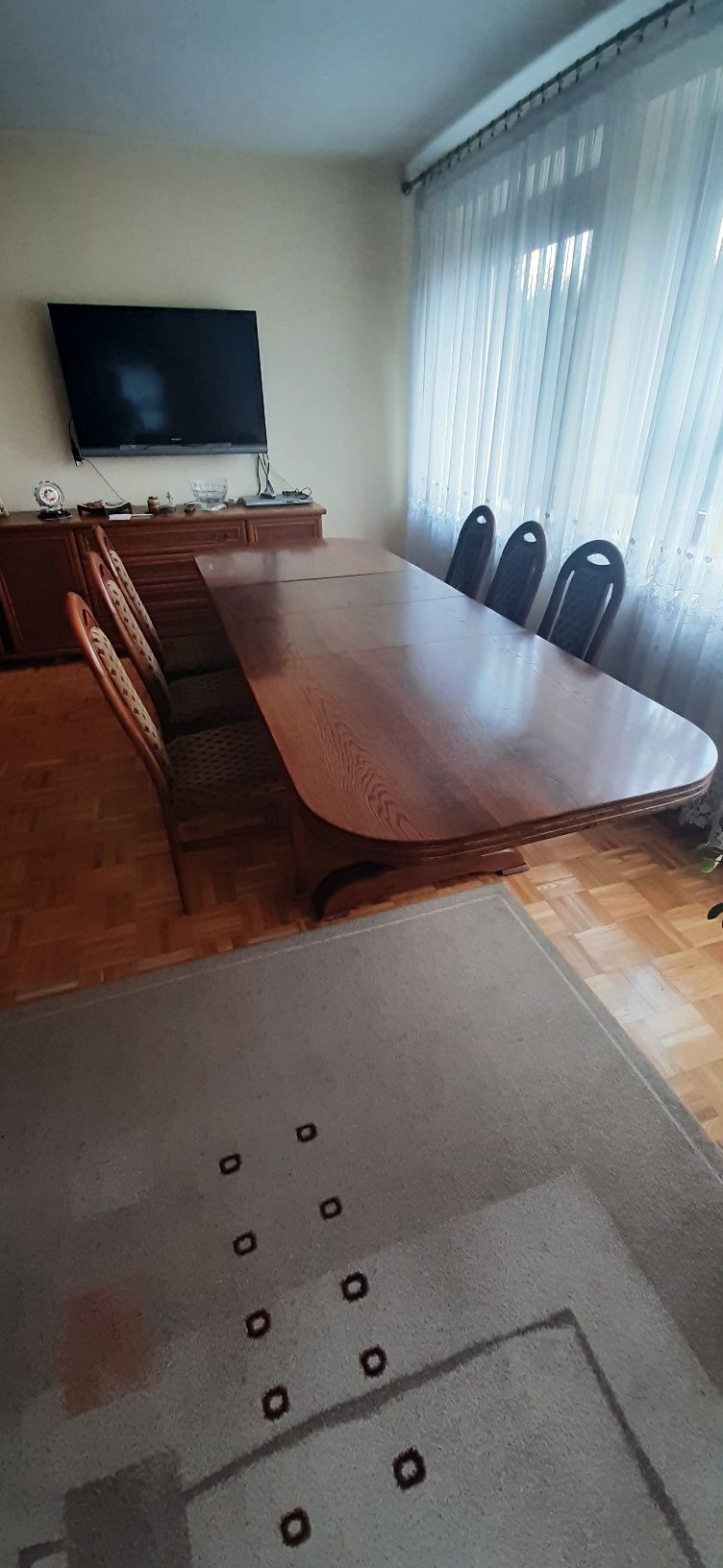 Stół + 6 krzeseł [Komplet]