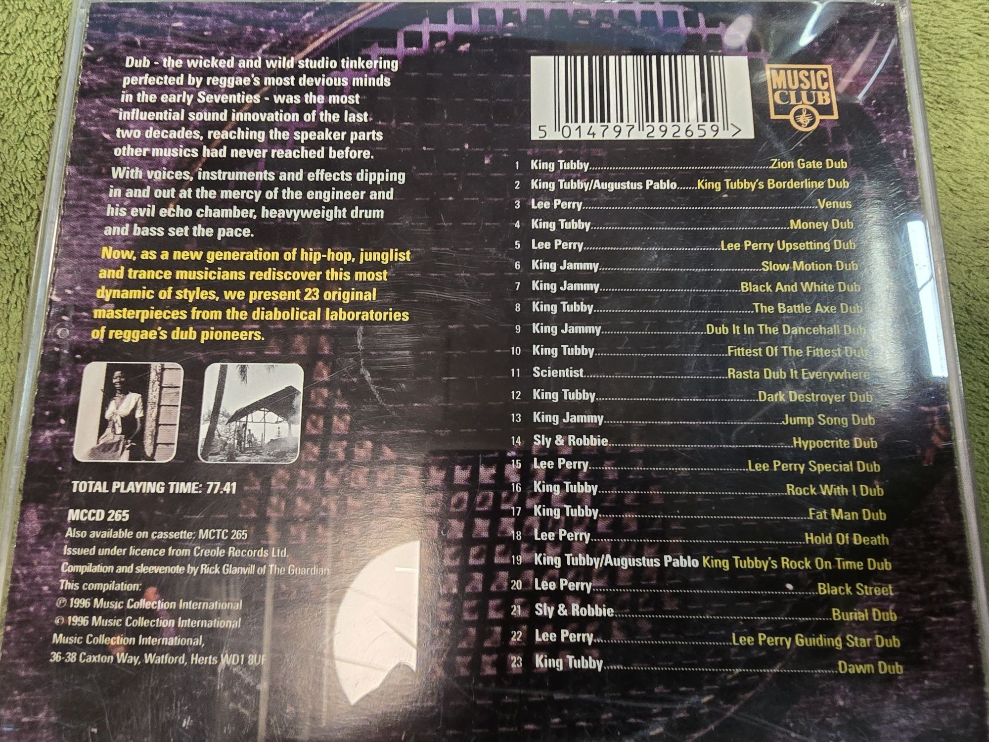 7 płyt CD różni wykonawcy, reggae.