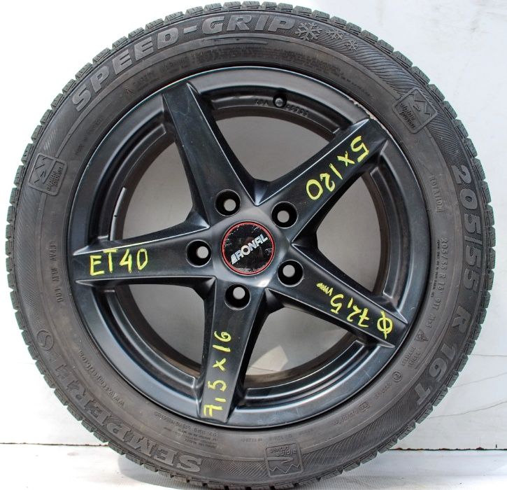5x120 R16 ET 40 4x felgi aluminiowe Ronal / BMW E46 / montaż