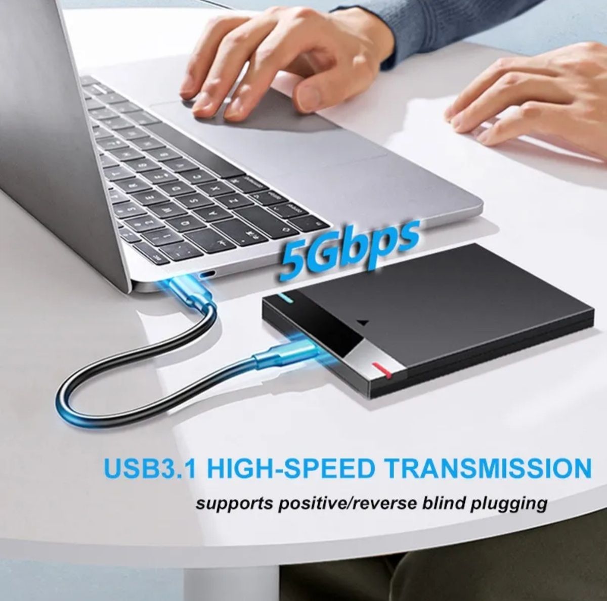 Корпус на внешний жёсткий диск HDD чехол 2,5 дюйма микро B USB 3,0 Typ
