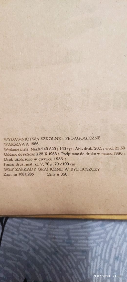 Anatomia i fizjologia człowieka Janina Chlebińska