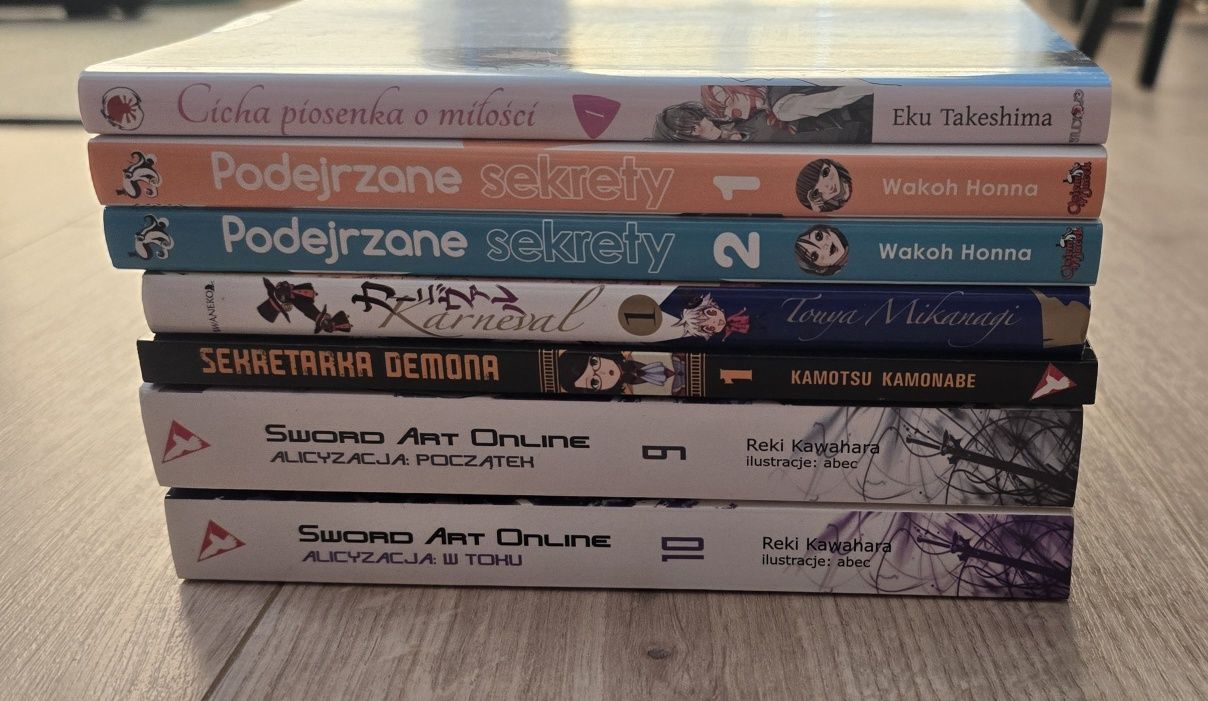 Mangi Sword art online + inne