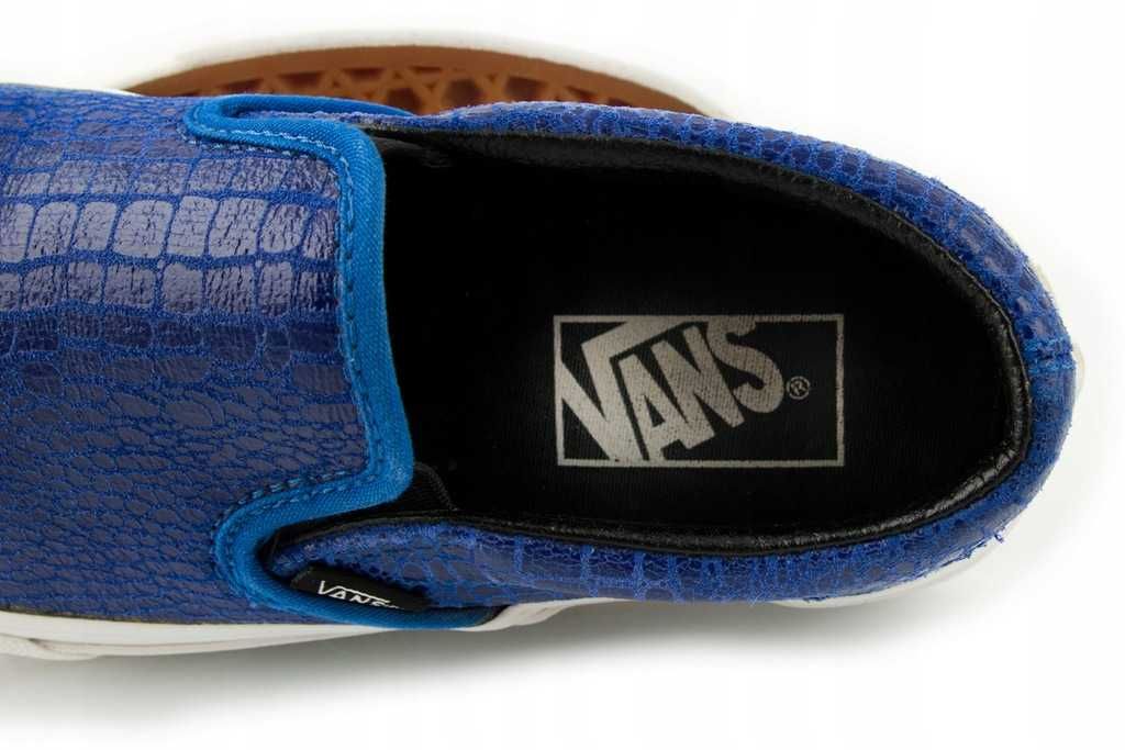 Vans Slip-On (Snake Leather) Blue