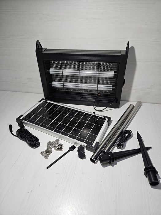 **Lampa owadobójcza solarna UV Bug Zapper 4500 V- Stówka Grudziądz **