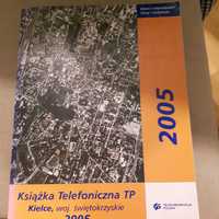 Książka telefoniczna Kielce i powiaty z roku 2005.