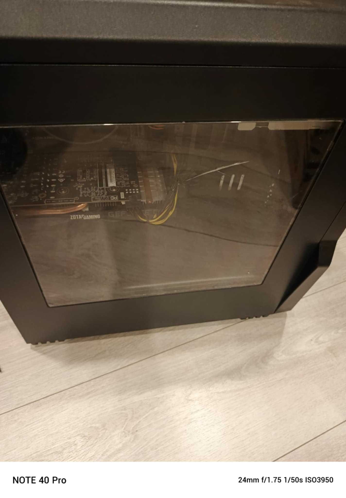 Komputer stacjonarny monitor + windows geforce gtx1660 zotac gaming