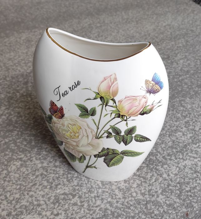 Wazon porcelana japońska Fusaichi Pegasus 24k gold złoto w kwiatki